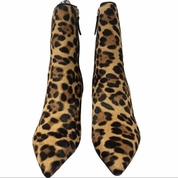 J Crew Boot Pointed Toe Sadie Boot in Leopard Size 7.5 NIB - Picture 3 of 8